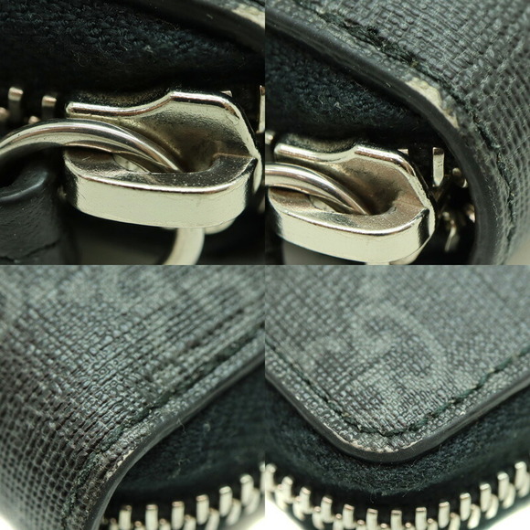 Gucci Zip Around Wallet GG Supreme Snake Gray - Picture 7 of 8